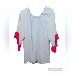 Lady’s World size L semi sheer blouse